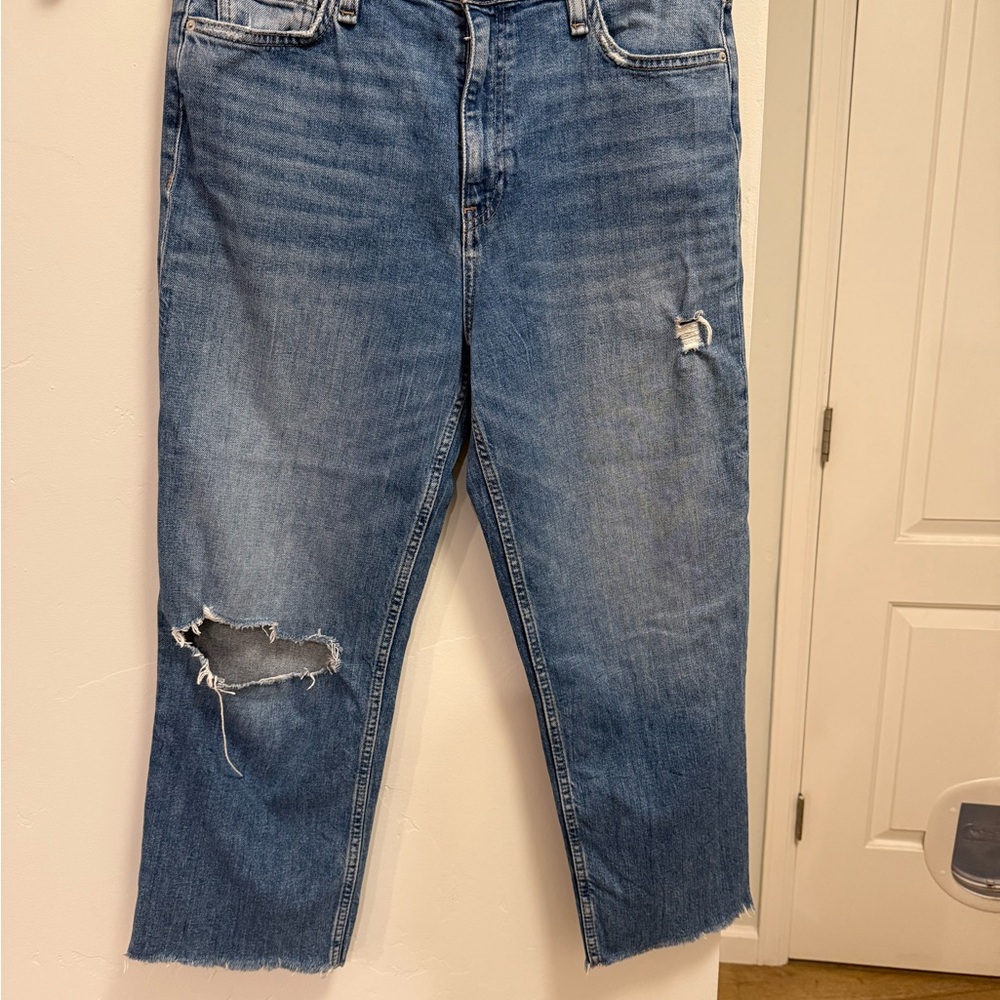 Hudson Remi Distressed Crop Jean